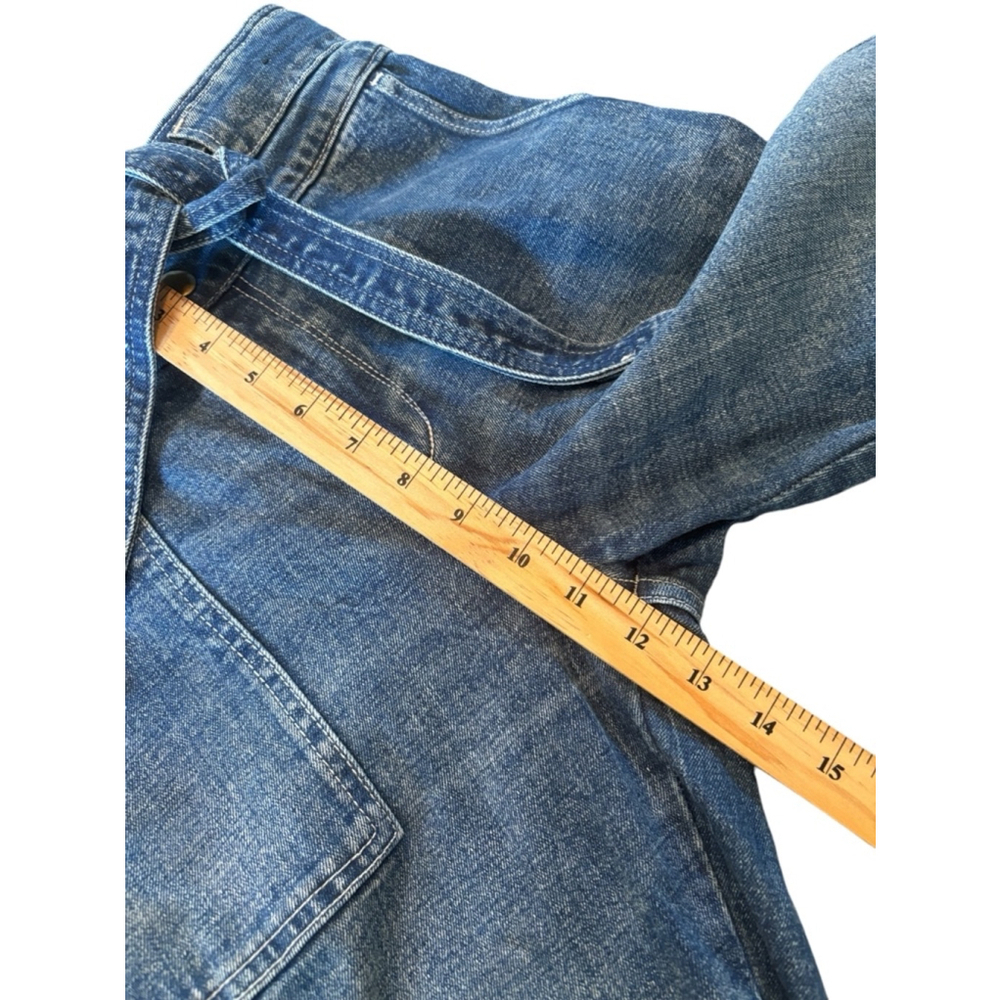 Abercrombie and Fitch Ulta High Rise Belted Denim Jeans Women’s Size 26 - Picture 5 of 10